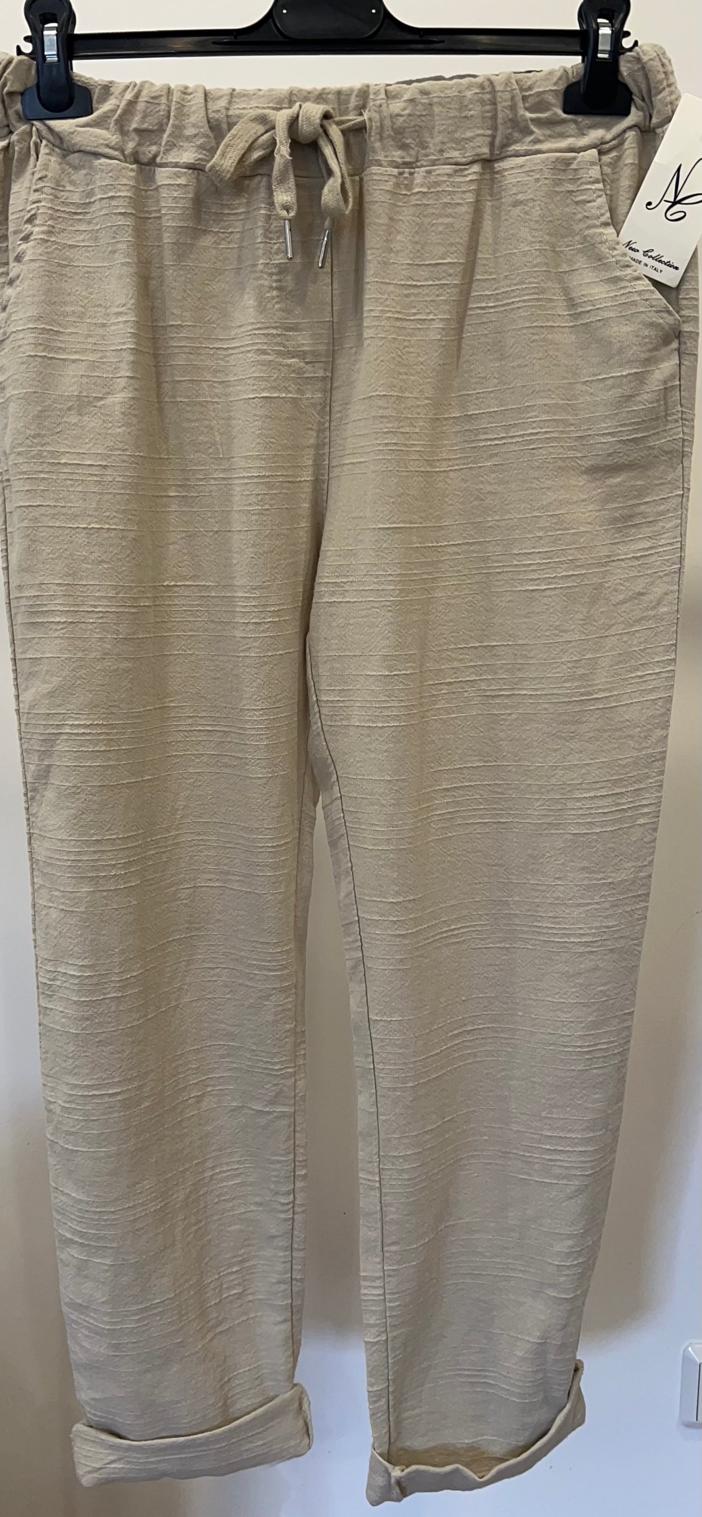 Zweiteiler Leinenhose