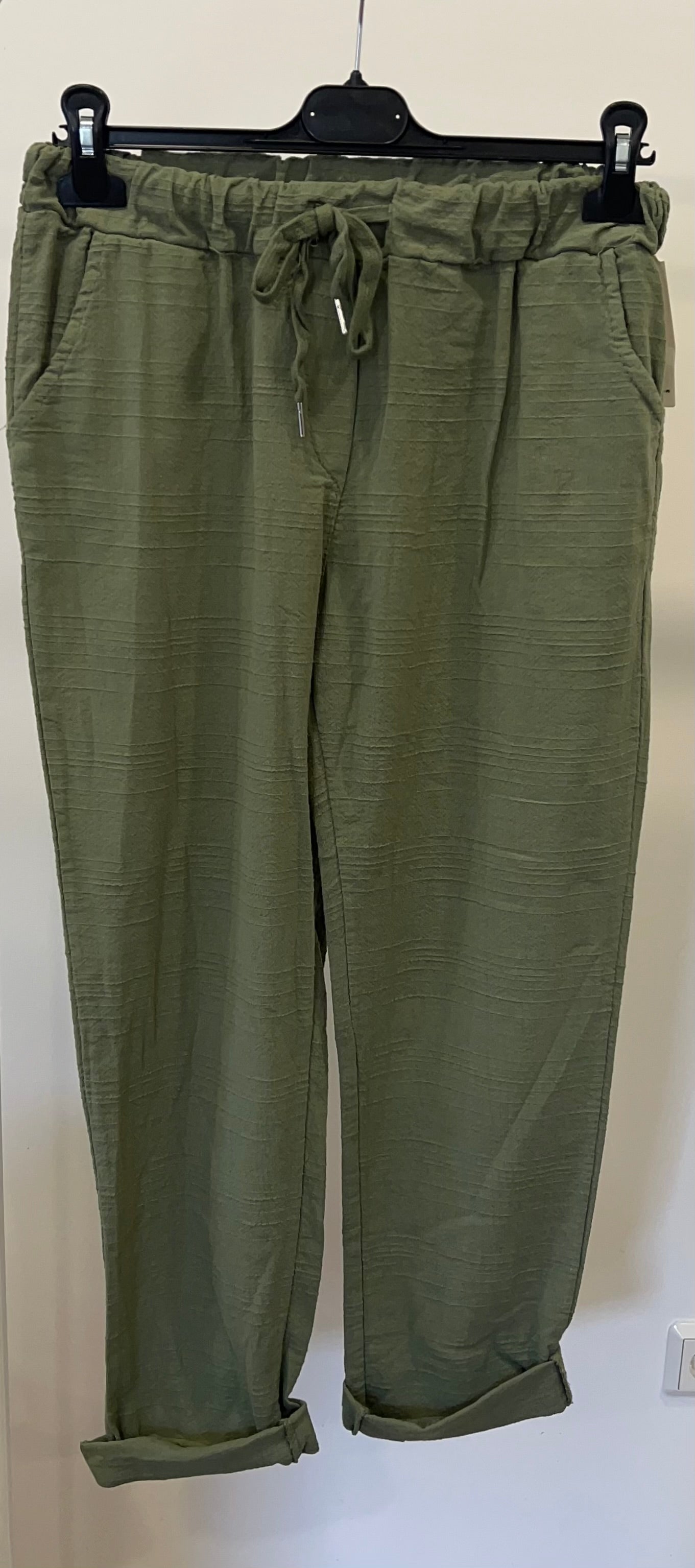 Zweiteiler Leinenhose