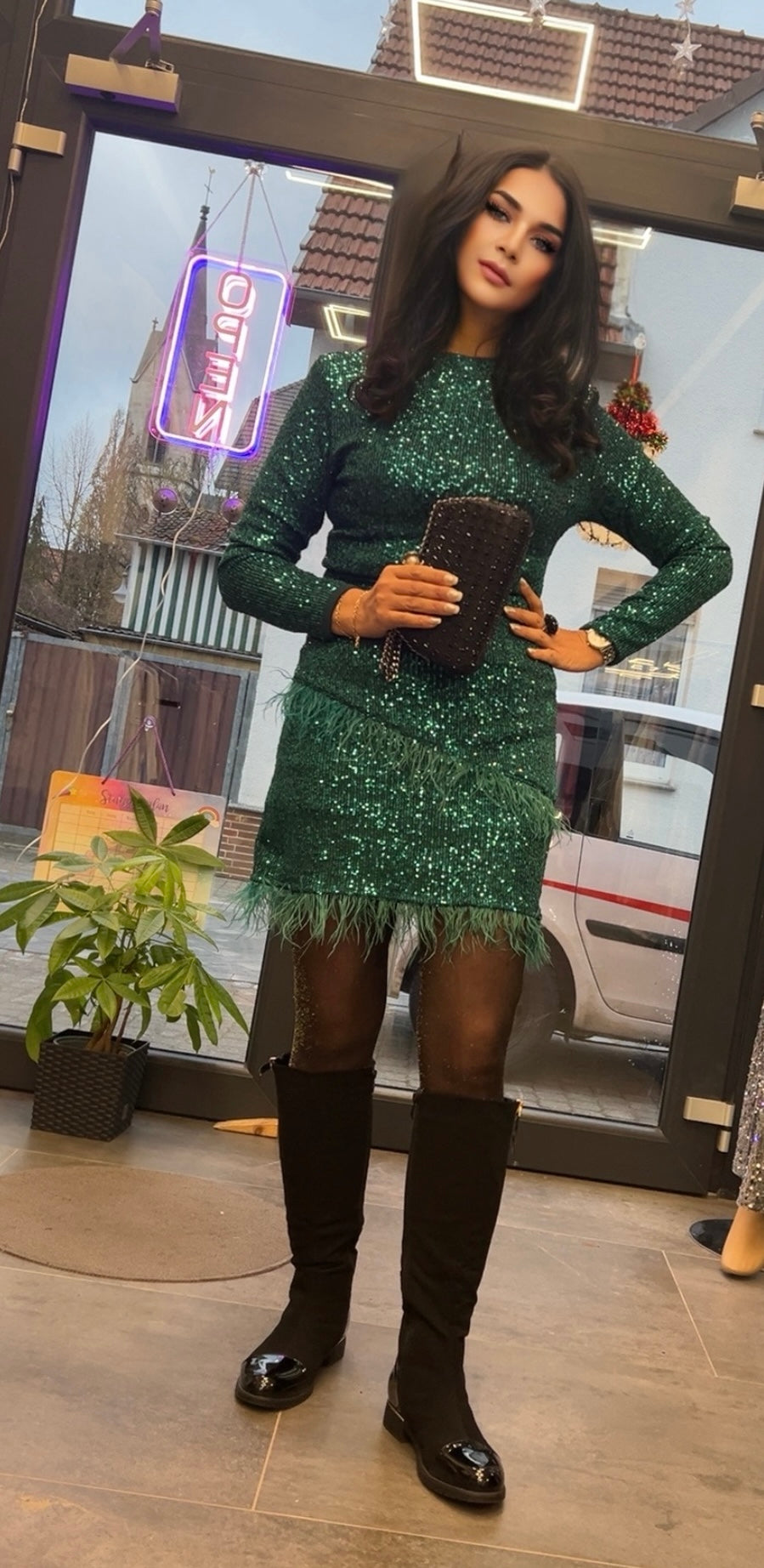Paillettenkleid