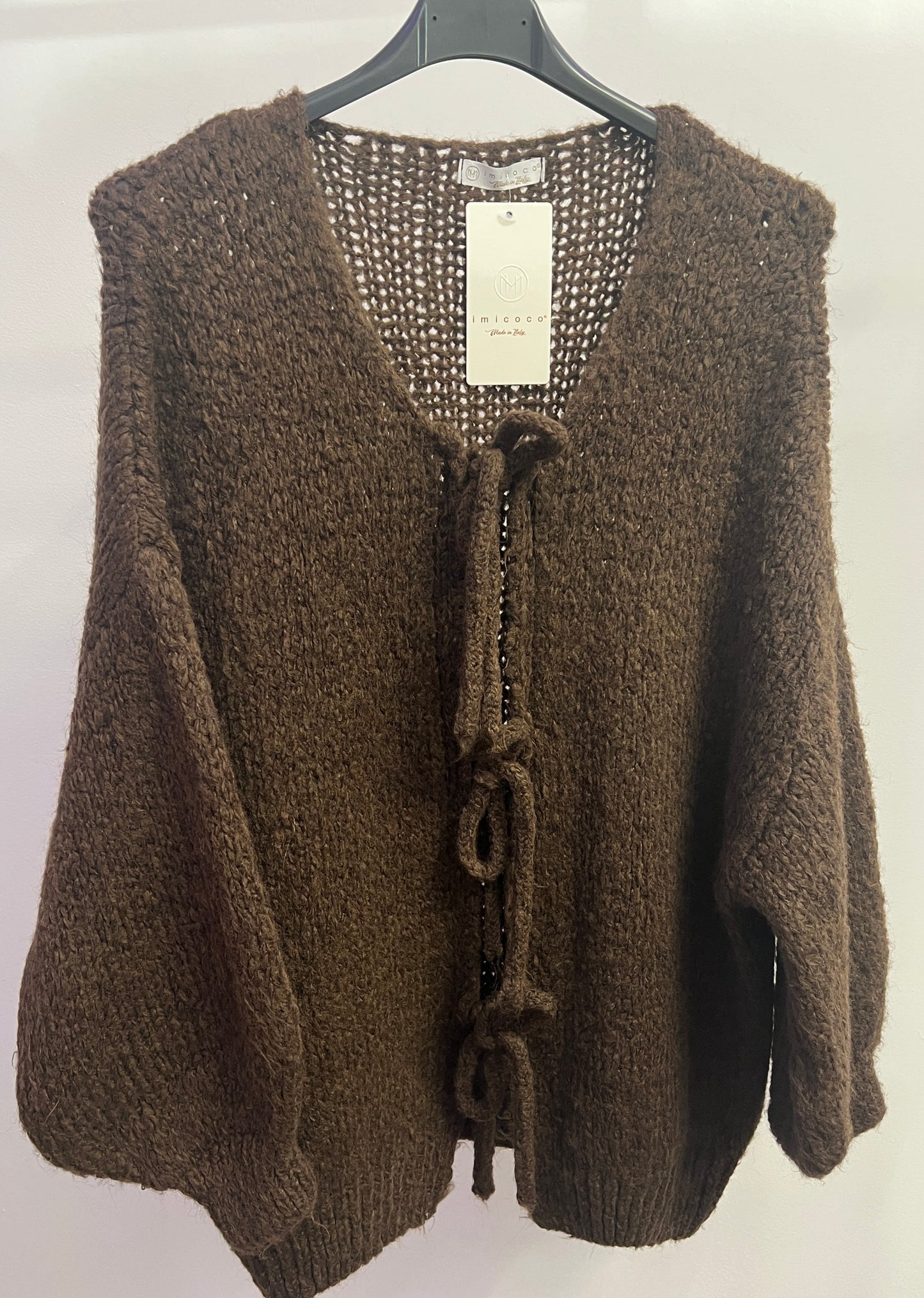 Cardigan mit schleife