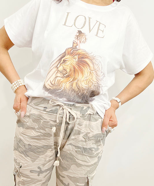 T-Shirt Lion Love