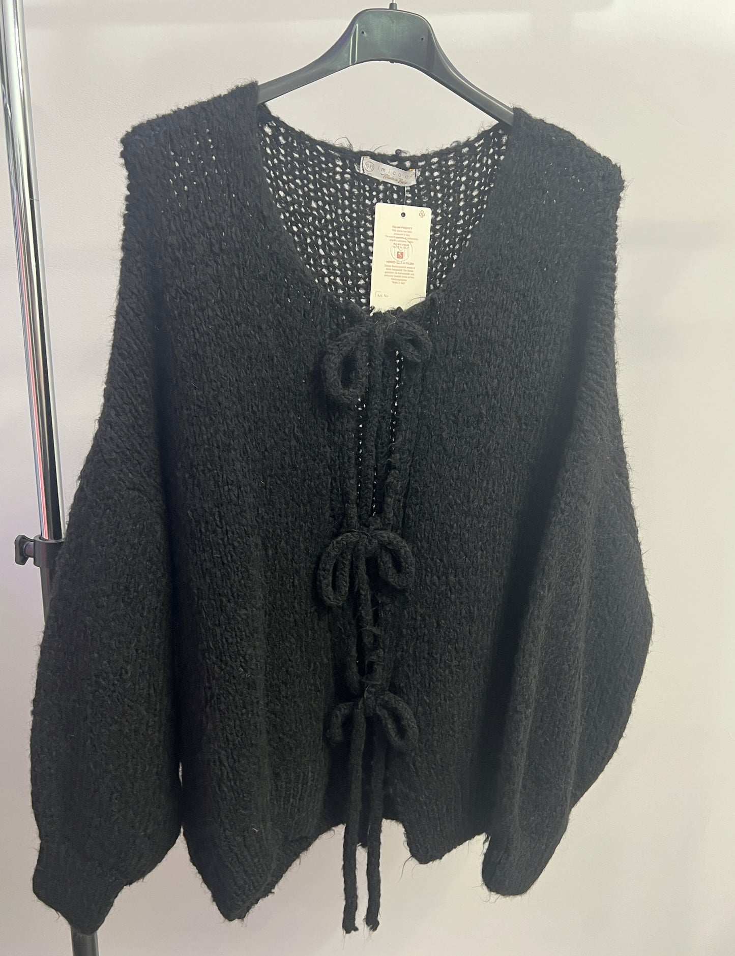 Cardigan mit schleife