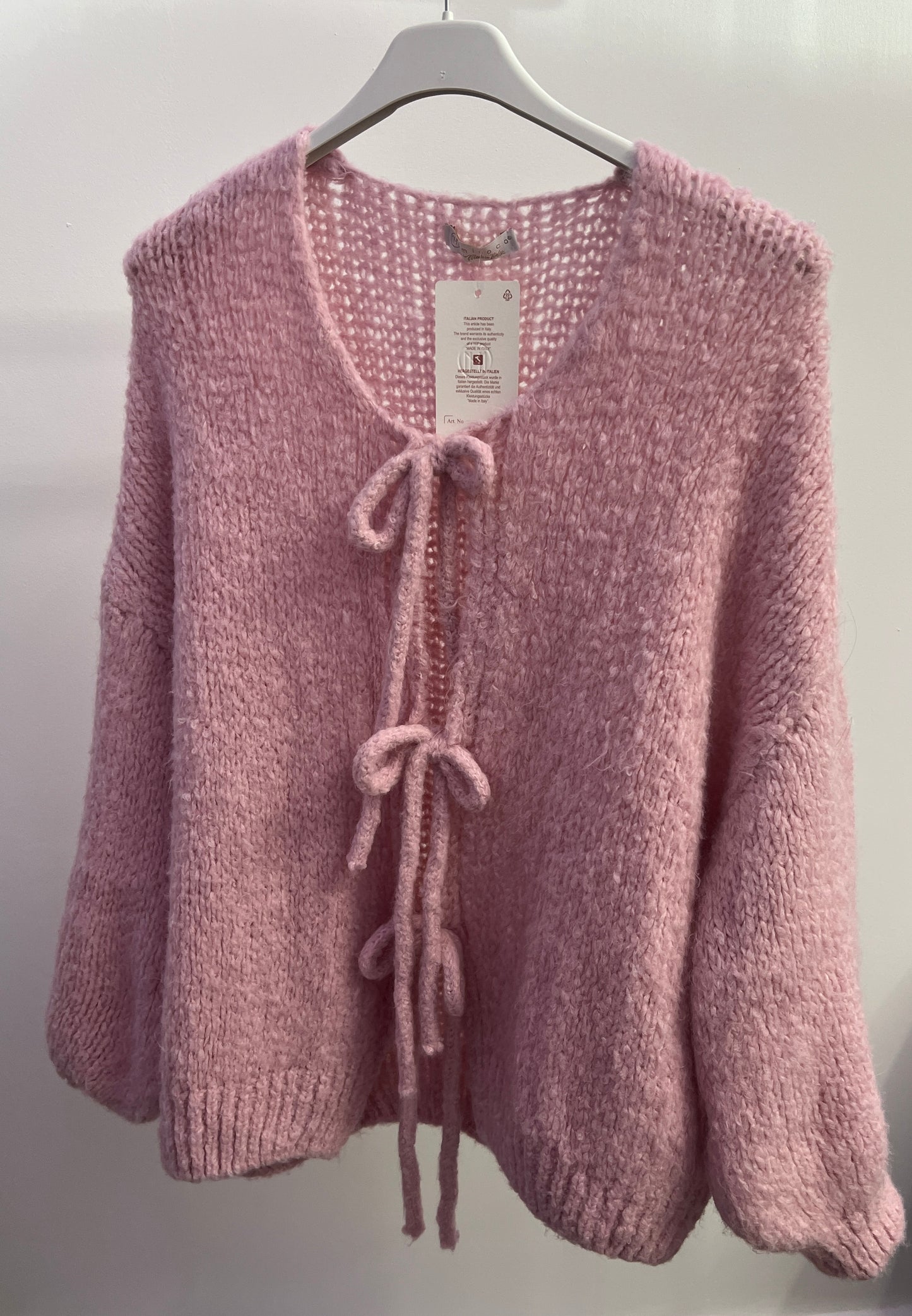 Cardigan mit schleife