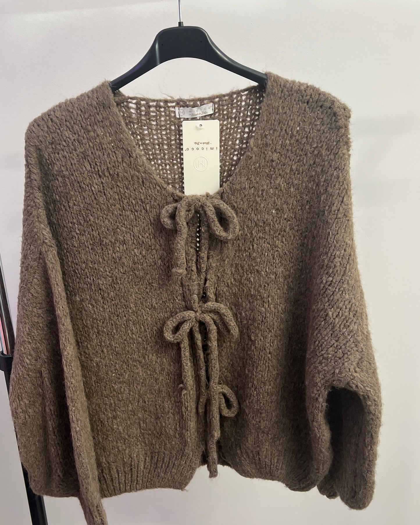 Cardigan mit schleife