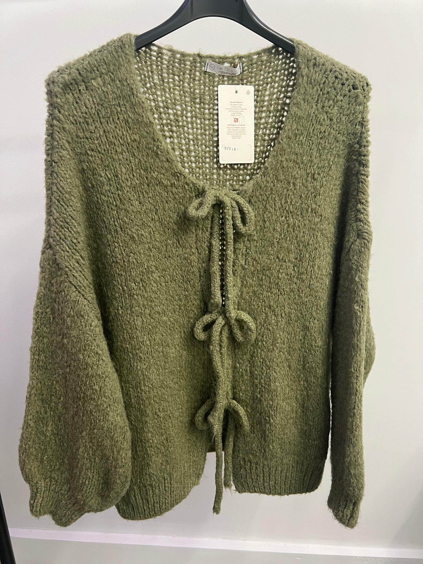 Cardigan mit schleife